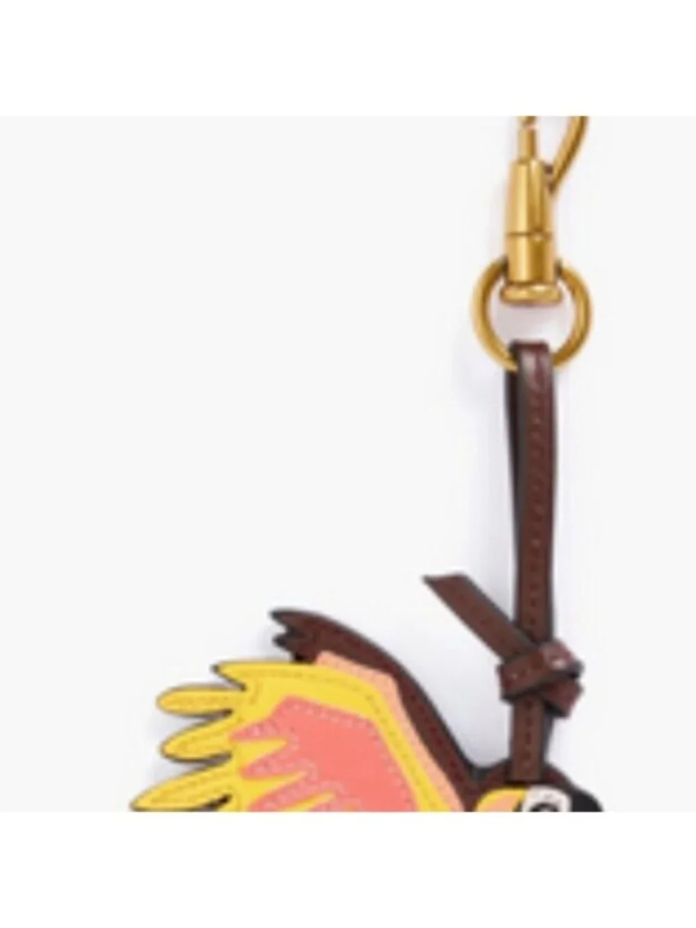Zimmermann Leather parrot keychain